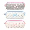 Large Capacity Pen Bag Dot Pattern Stationery Bag High Quality Stationery Organizer  Gift