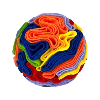 Colorful Sniffing Ball Teething Puzzle Toy for Dogs