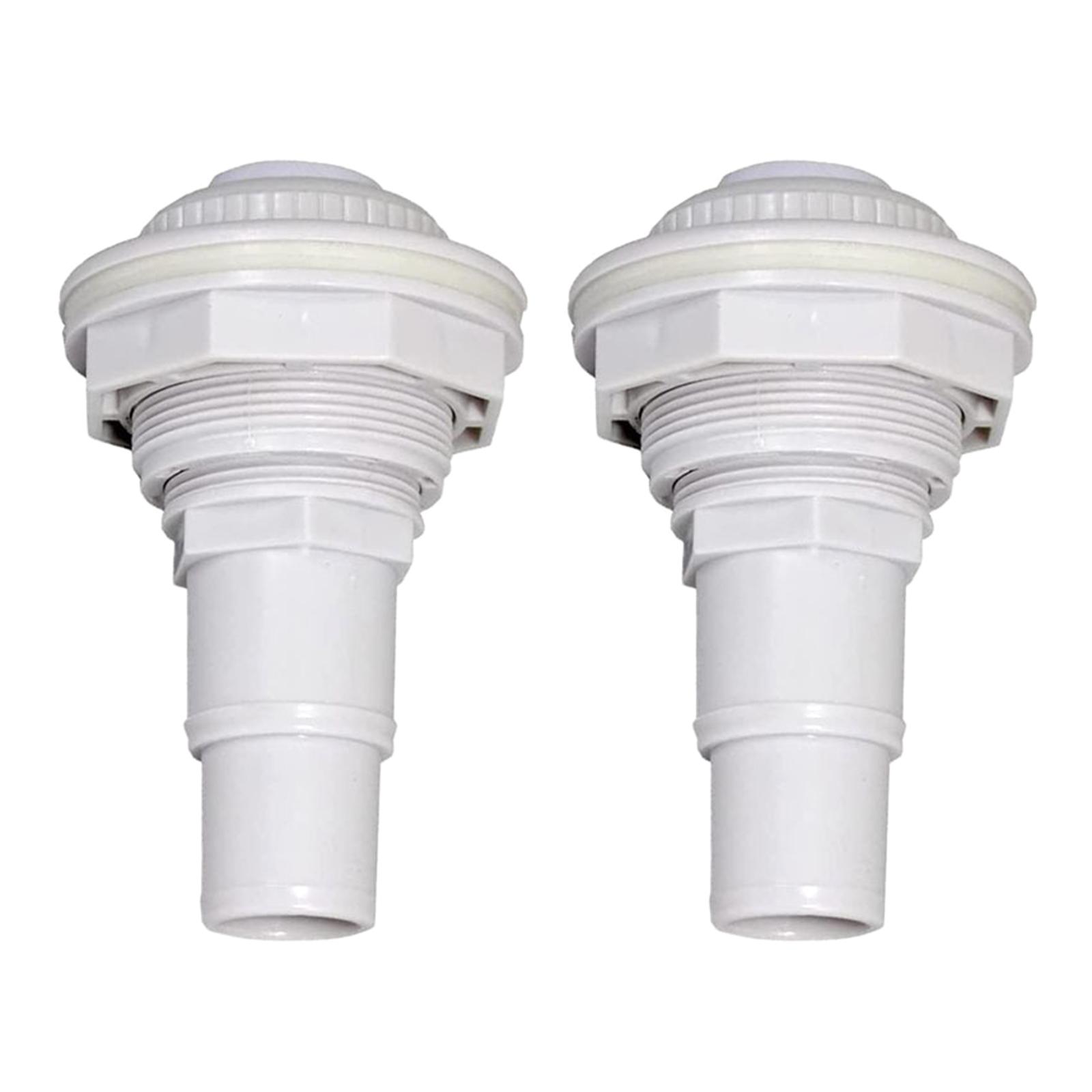 

Adjustable Pool Inlet Nozzle set Easy Installation Completes Pool Nozzle Attachments Efficient Pool Cleaning Nozzle Pair