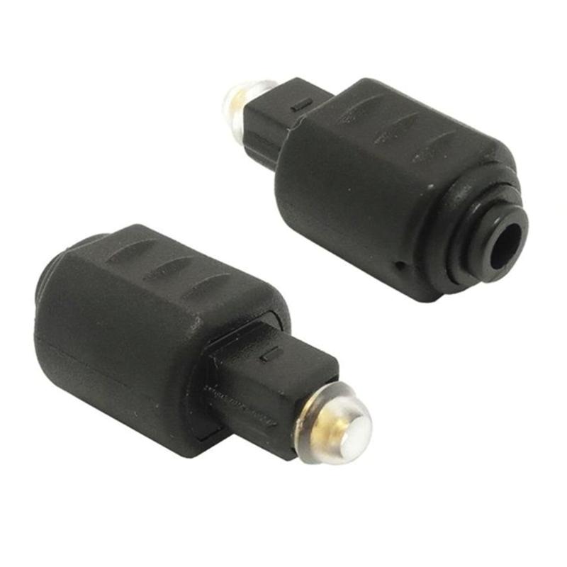 Toslink Male To Mini 3.5mm Female Digital Auditory Adapter For Superior Sound And Compatibility