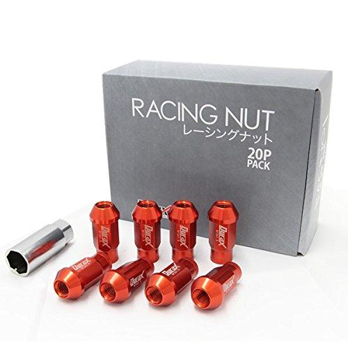 Durax Lightweight Aluminum Wheel Nut Racing Nut Wheel Nut M12 P1.5 Bag Nut Long