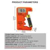 Bt189 Tester per batterie ultra-piccolo 9V Aaaaa Cellula a bottone universale per uso domestico Display digitale LCD Tester per batterie Rilevatore di power bank