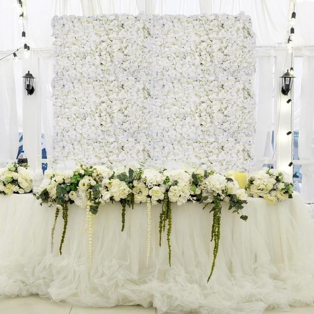 Pink Silk Simulation Flower Wall 3D Rose Artificial Flower Backdrop Rose Flower Wall  Photo Studio