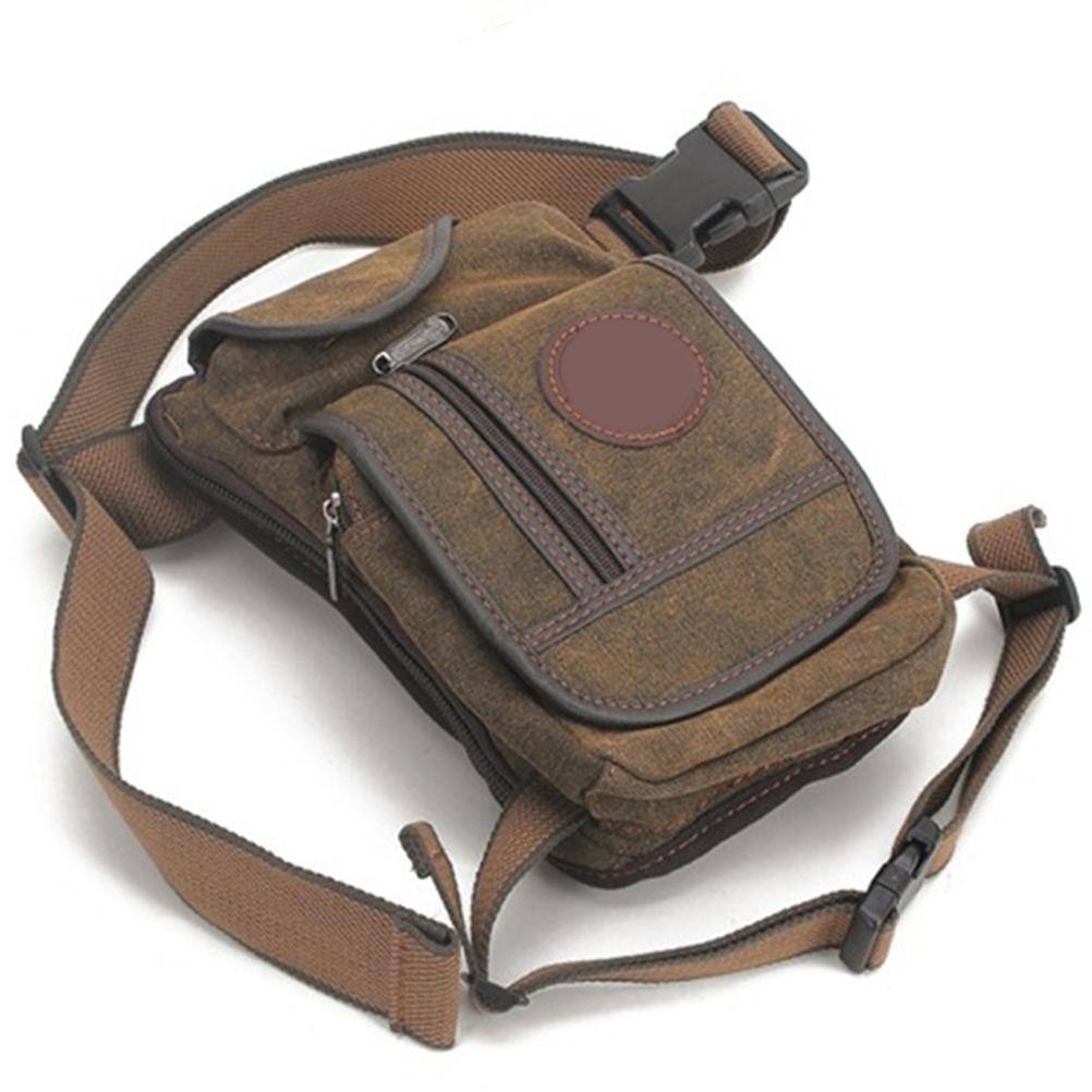 Borsa da gamba in tela Zaino da vita per esterni Moto Bici Ciclismo Tasca multipla marsupio da vita per viaggi all'aperto Escursionismo