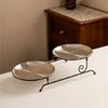 Practical Detachable Dessert Stand for Parties Detachable Fruit Serving Holder Metal Wedding Cake Display Plate
