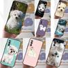 Maltese Dog Puppy Phone Case For Samsung Galaxy A34 A54 A14 A53 A33 A13 A12 A32 A52 A15 A25 A35 A55 A71 A51