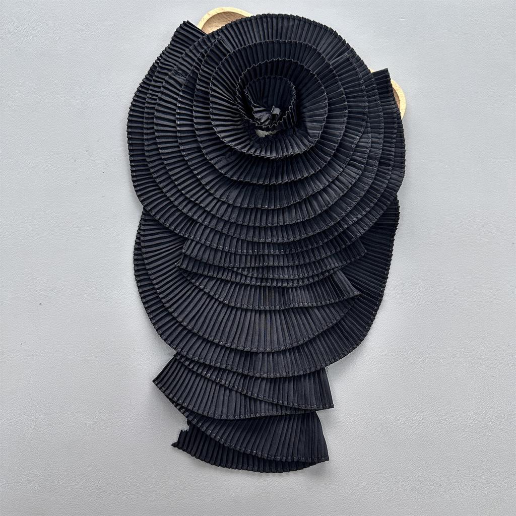 Folded Handmade Three-Dimensional Flower Accessories Clothing Dress Skirt Large Flower Decoration Corsage Cloth Sticker Accessories