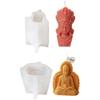Silicone Mould 3D Religious Statue Candle Mould Aromatherapy Candle Making Tool