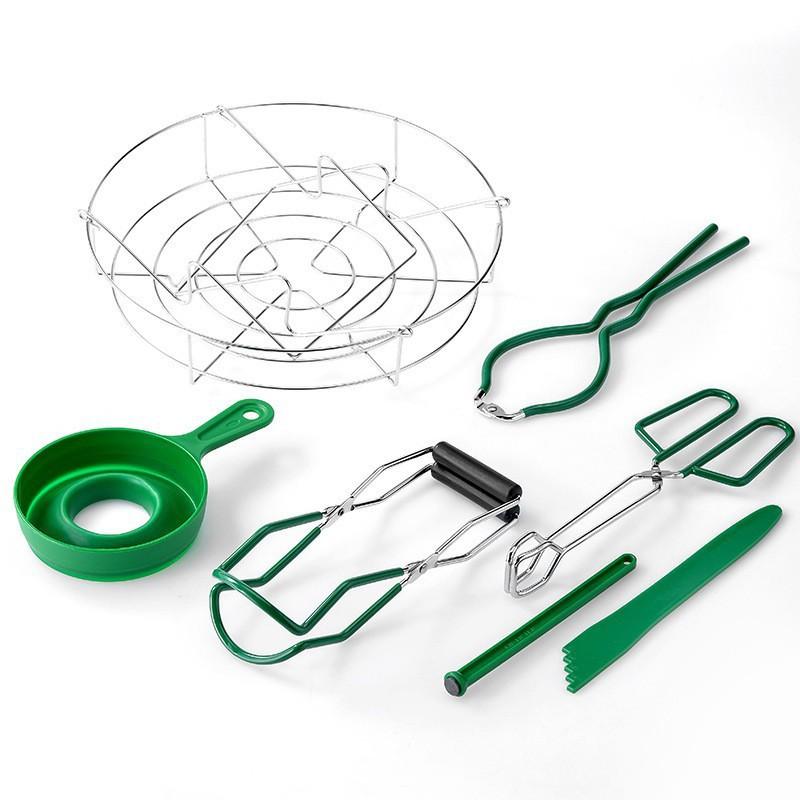 Jam making kitchen tools 7-piece set Anti-scalding can pliers set, non-slip can lifting pliers basket set