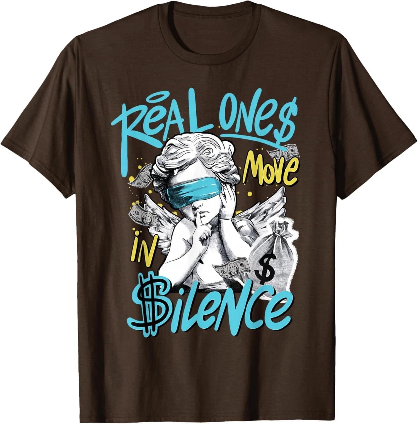

Move in Silence Gamma Blue 11s Matching Tee for Men Women 100% Cotton T-shirt Mens Tees Top S