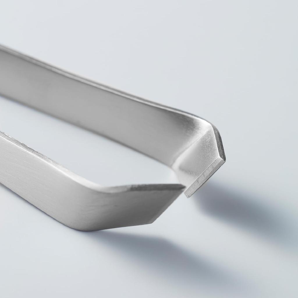 Kai Stainless Steel Boning Tweezers, Beveled Tip, for Removing Small Bones and Prepping Fish, DH8195, Silver, Made In Japan by Kai Kitchen