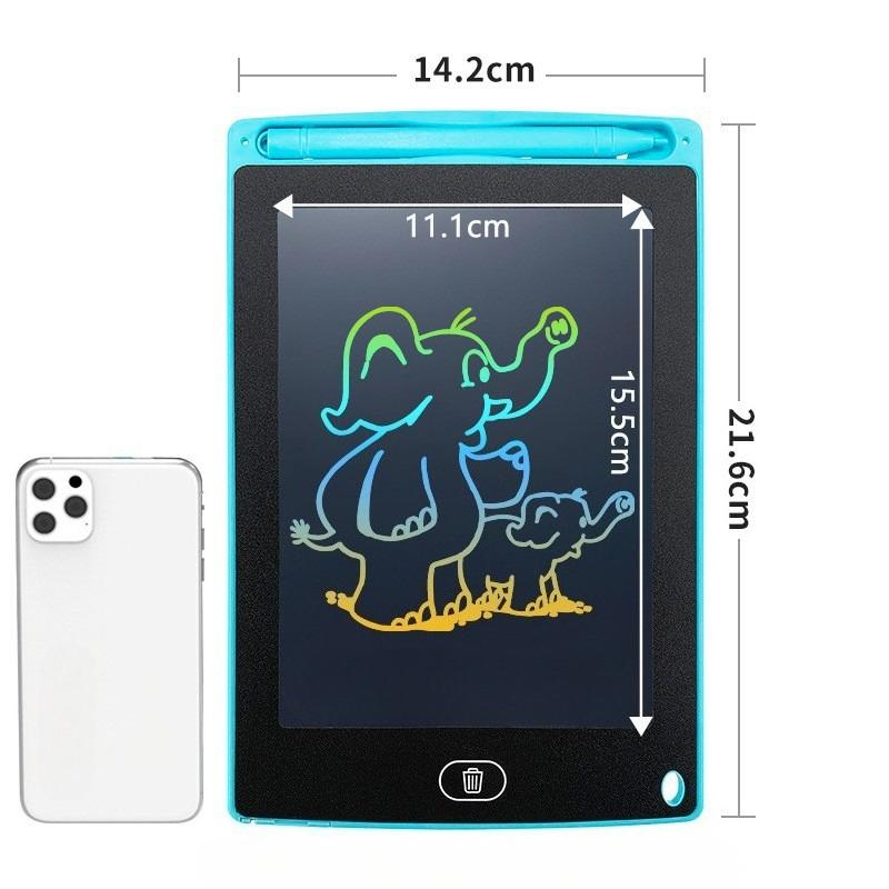 8,5 Zoll LCD Zeichenbrett Tragbares wiederverwendbares LCD Schreibtablett Löschbar mit Batterie Elektronisches Tablett Board Geburtstagsgeschenk