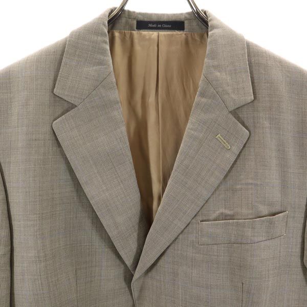 RALPH LAUREN 100% wool Check Pattern tailored jacket 38S gray Men's Used