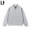 :CHOCOOLATEit Men's American Vintage Loose Fit Long Sleeve Polo Shirt