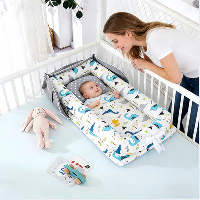 Portable Bed-in-bed Baby Crib Foldable Newborn Bed Removable Bionic Anti-pressure Bb Bed-in-bed