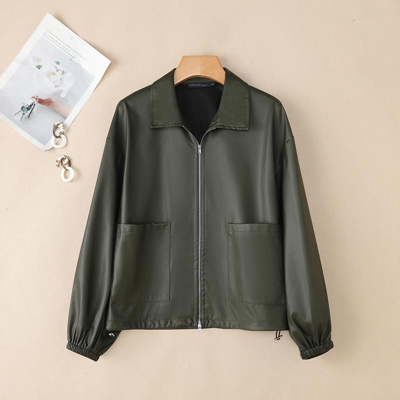 ZANZEA Women Spring Autumn Casual Long Sleeve Zipper Jackets