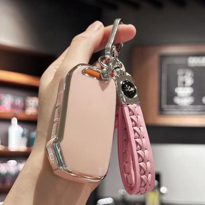 Sleutelhangerhoes met Lanyard Voor KIA Sportage R GT Stinger Sorento Ceed Cerato Forte Niro Telluride Beschermer Keyless