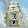 Anime Notebook L Light Yagami Cosplay School Backpack Teens Unisex Large Capacity Nylon Daily Use