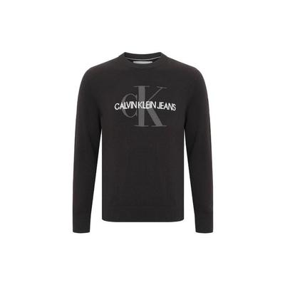 Πλεκτό Πουλόβερ με Σχέδιο Λογότυπου Ανδρικά Top Μαύρο J319386-BEH