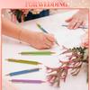 Bling Pens for Women, 4Pcs Colorful Rhinestone Pen and 8Pcs Black Ink Retractable Refills for Girl (0.7mm)