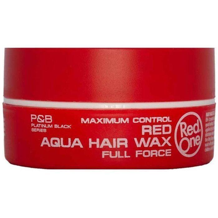 Cire Capillaire - RedOne - Aqua Hair Wax - 150 ML - Sans Alcool - Pour Tous Types De Cheveux