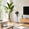 Pedestal Fan with Remote Control - 3 Oscillating Floor Fan, 7.5 Hour Timer, Adjustable Height Table and Floor Use for Bedroom Home