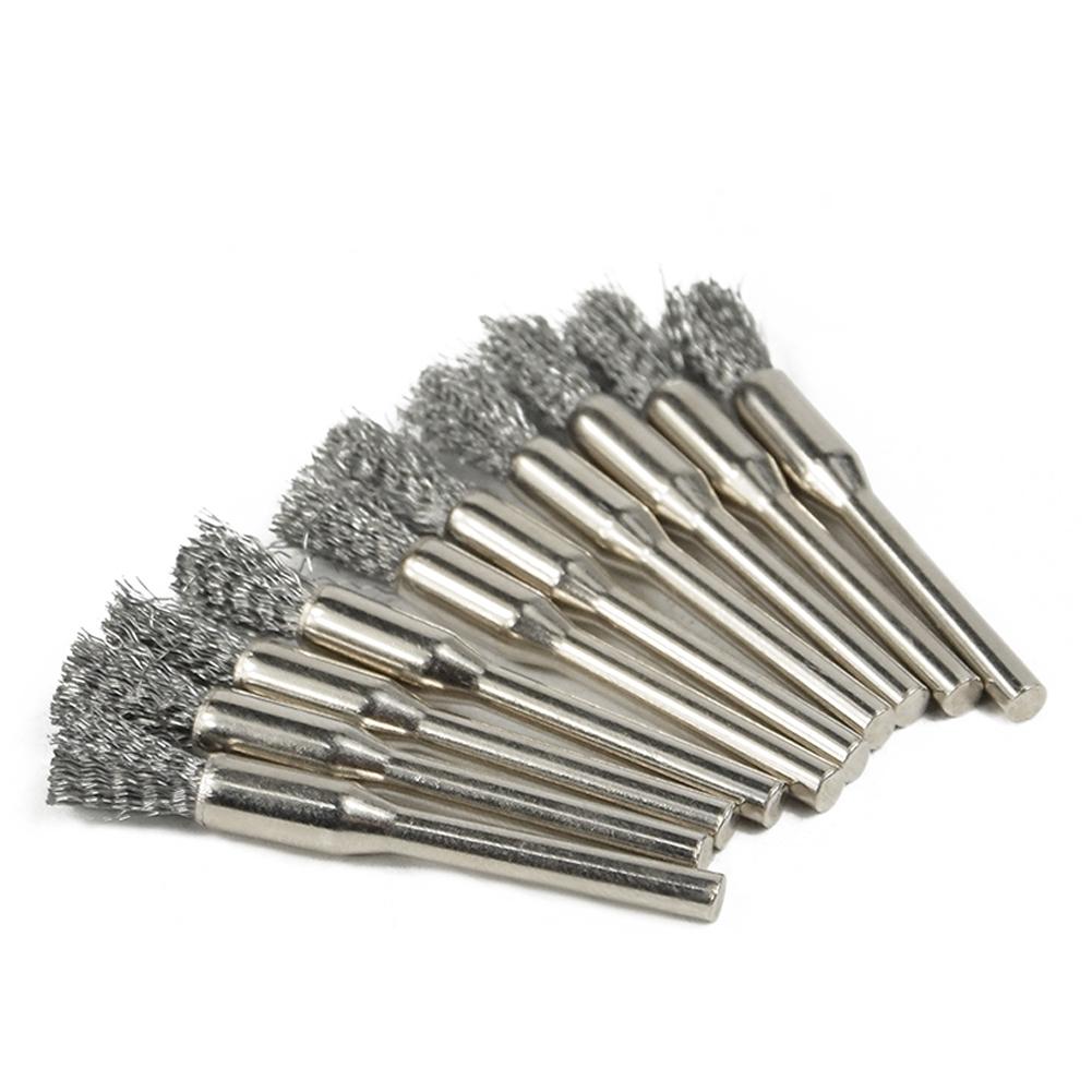 Stainless Steel Wire Brush Steel Tool 10PCS Diameter5mm