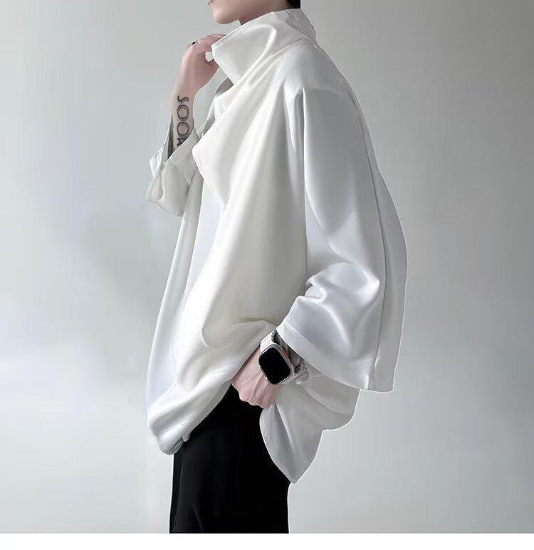 Herren Hochwertiges Chinesischer Stil Kurzarm Drapier-T-Shirt - Sommer 2024 Kollektion