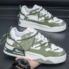 Light luxury men's shoes 2024 popular thick soled versatile sports board shoes for teenagers fashionable breathable casual shoes