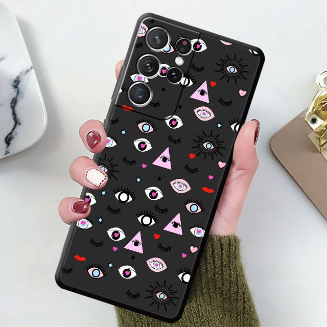 

Silicone TPU Cases Lucky Eye Blue Evil Eye Print Phone Case for Huawei Y8s Nova 9 SE 8 10 Y70 Plus Y7 Y90 Y9 Y6 10 Pro 8i bag Nova 8i