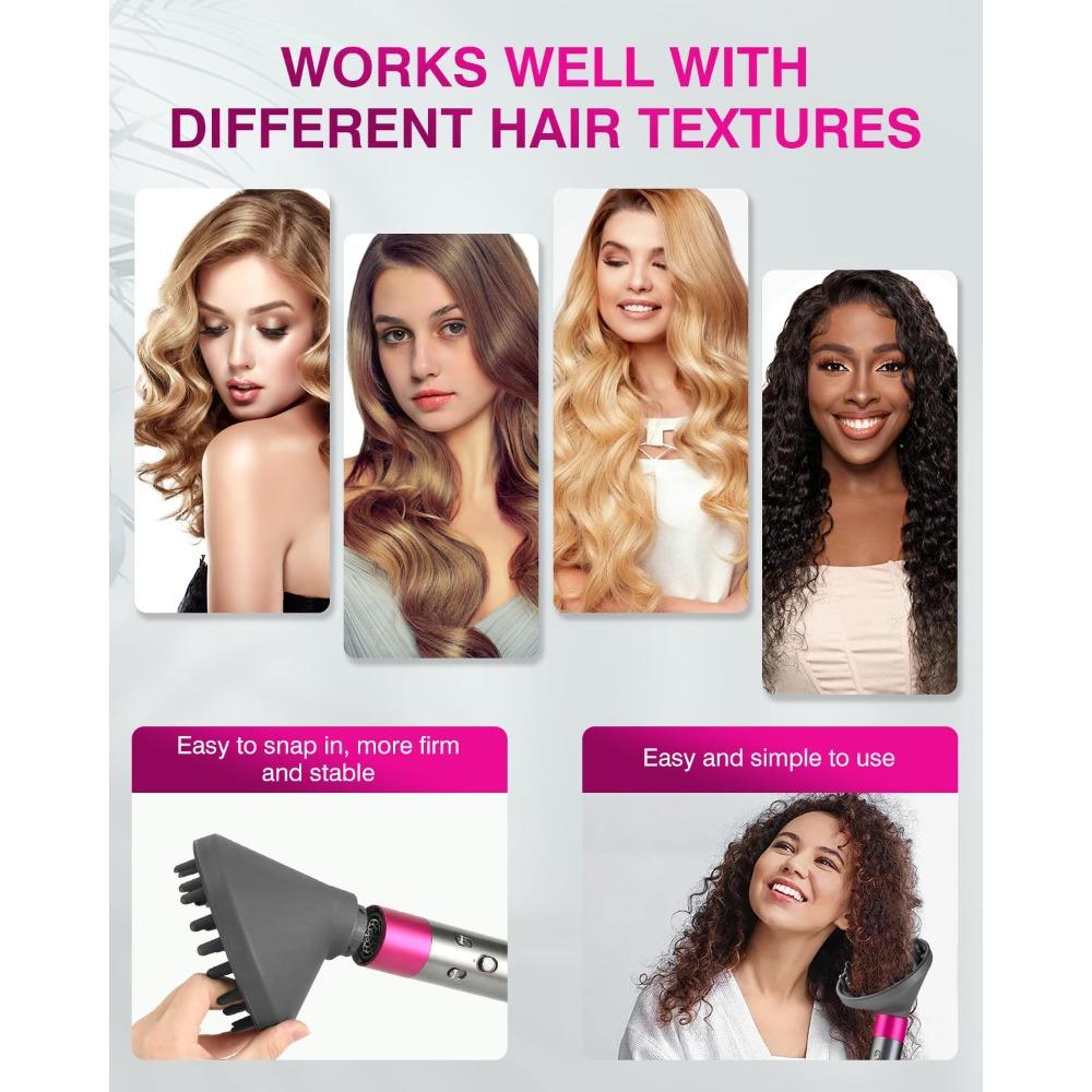 Diffuser Nozzle Curling Irons & For Dyson Airwrap HS01 / HS05 / HS08 Hair Dryer Accessories Universal Replace Hairdryer Diffuser
