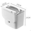 Waste Compost Bin Wall Hanging Rack with Durable Lid Under Sink Trash Can for Placa Door