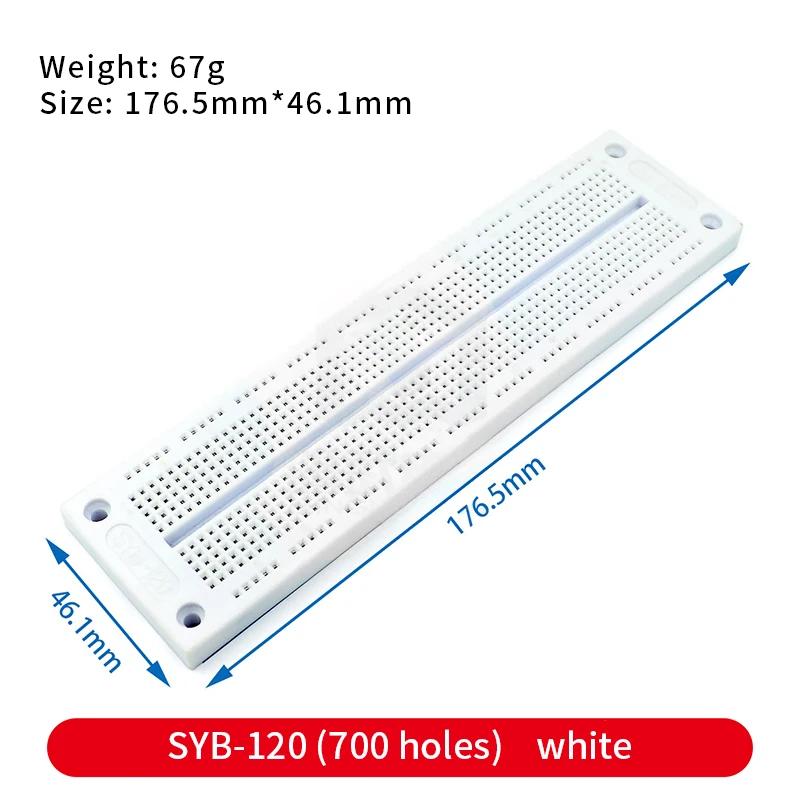 Steckbrett 400 700 750 830 Löcher MB-102 Lötfreie PCB Mini Test Board ZY-204 1600pts Prototyp Board Jumper Draht Kabel DIY Kit