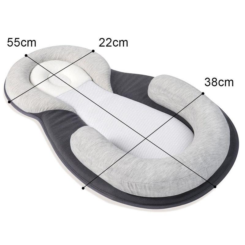 Baby Bett Nest Bettwäsche Krippe Weiche Baumwolle Baby Nest Krippen Infant Netze Wiege Kinderbett Matratze Kissen