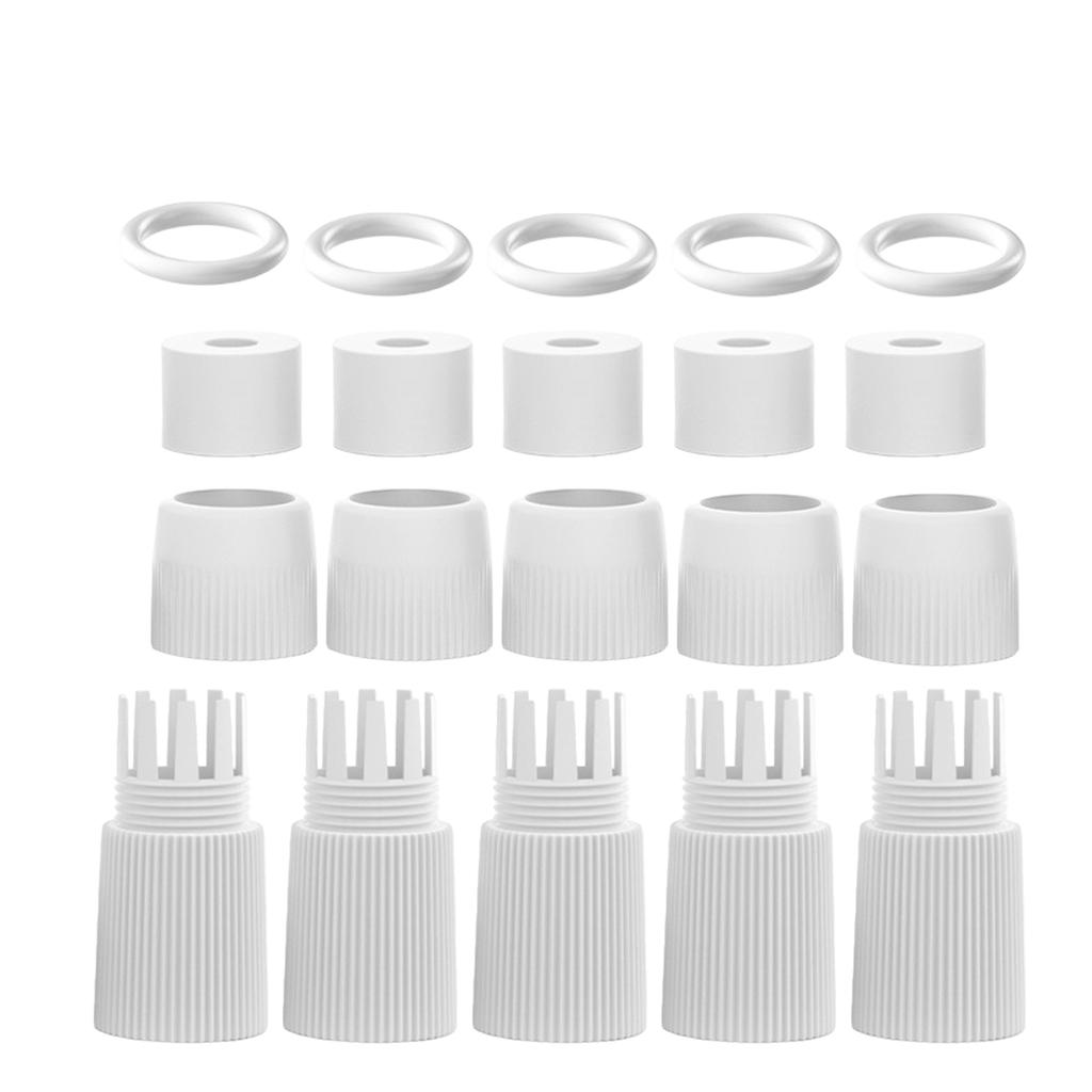 5PC RJ45 Couplers IP67 Ethernets Networks Cable Connectors Straight-through Header Broadband Networks Cable Extenders