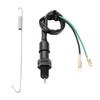 Universal 2 Wires Rear Brake Light Switch For Honda Yamaha ATV Scooter Tricycle Motorcycle Spring Rear Drum Brake Pedal Switch