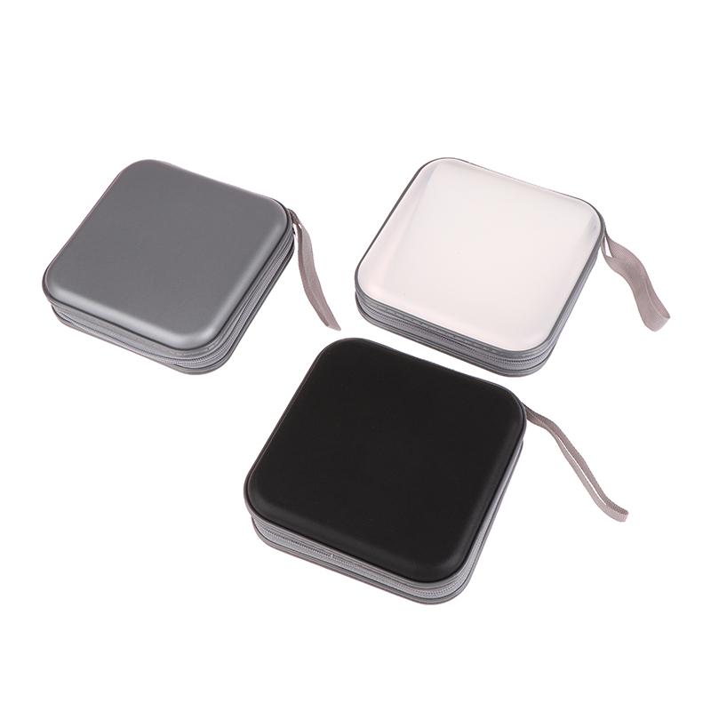 1Pc Cd Case Portable Waterproof Compression Cd Package 40 Disc Capacity For Home Office And Car Storage Cd Packing Box