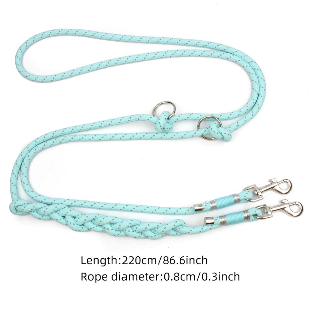 Pet Dog Leashes Adjustable Free Hands Rope Outdoor Reflective Nylon Walking Dog Running Travels For Small And Medium Dog Fashion