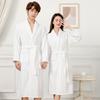 Unisex Cotton Bathrobe: Absorbent Towel Material for Home, Hotel, Spa & Sauna