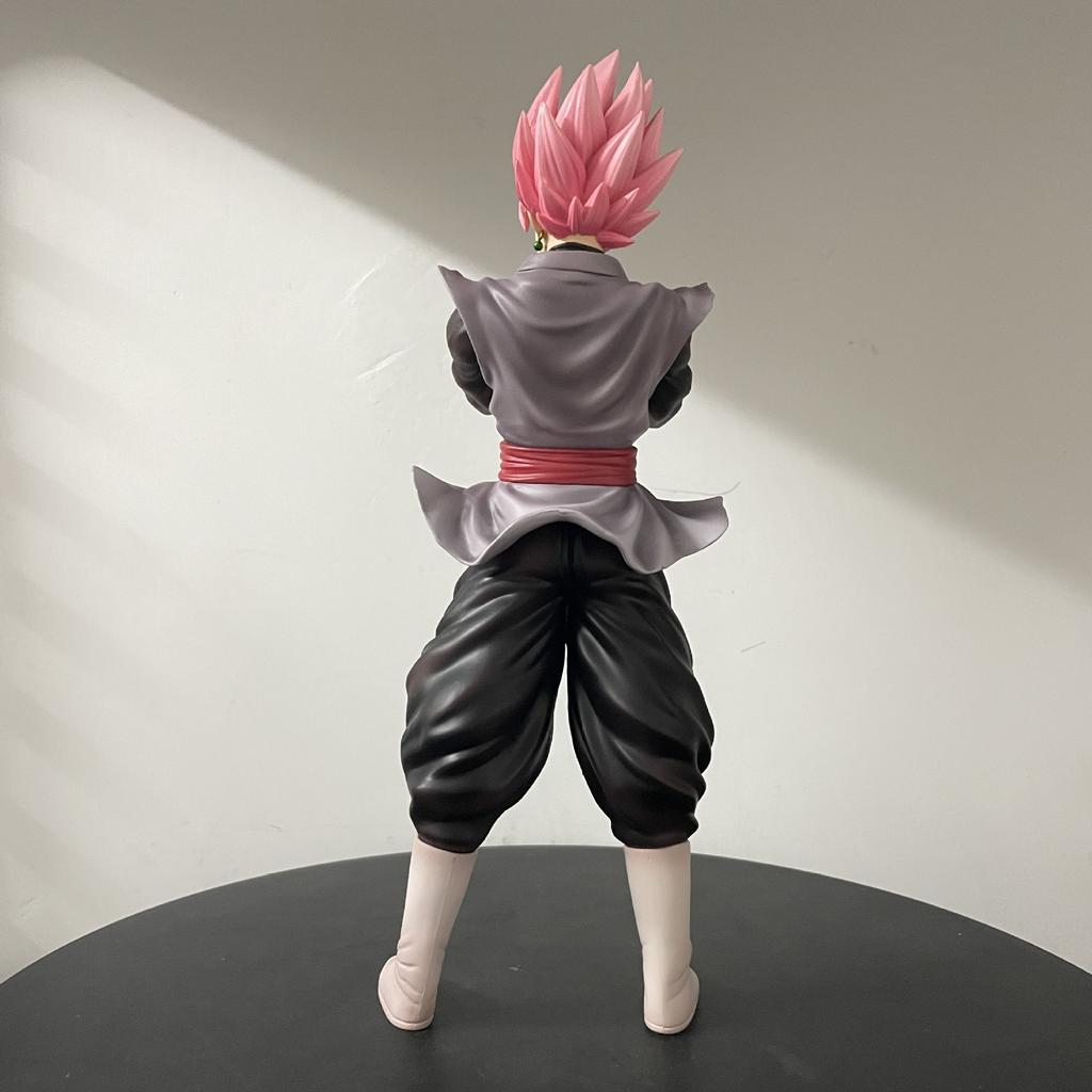 27cm Anime Dragon Ball Figure Super Saiyan Black Zamasu Mask Goku Action Figure Model Statue Toys Collection Decoration Gift