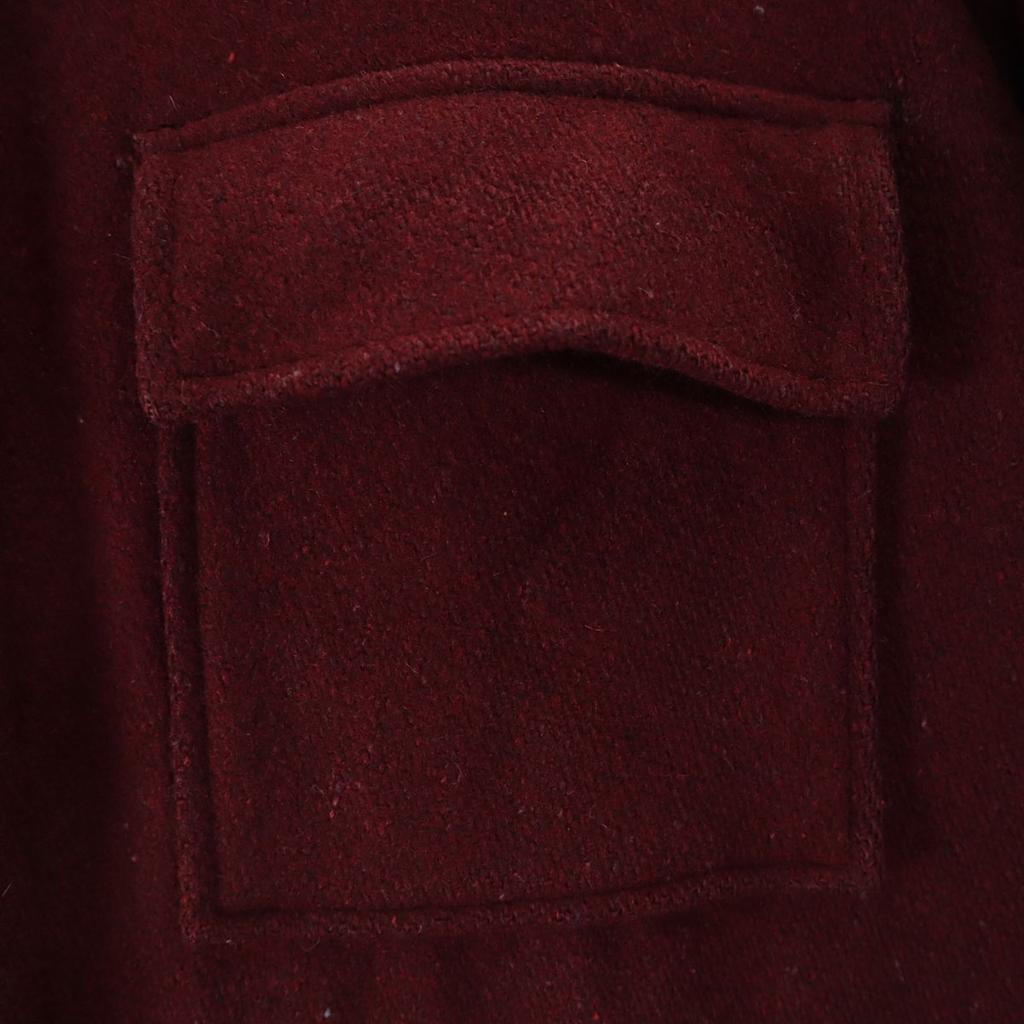 70er Jahre Vintage Kapuzenmantel 18 Bordeaux TALON REISSVERSCHLUSS Damen Gebraucht