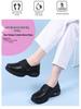 Women's Summer Leather Thick & Soft Sole Breathable Medical Work Shoes