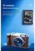 HD Pixel Dual Selfie Retro Mini Mirrorless Camera for Students