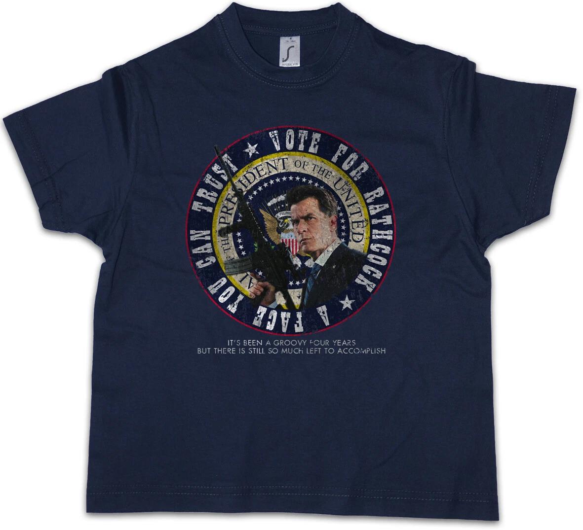 

VOTE FOR RATHCOCK MACHETE Kids Boys kids boys T-Shirt Danny Trejo Charlie Sheen 100