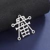 Dawapara Lucifer's Sigil Charm Seal Pendant Lucifer Symbol Charm Stainless Steel DIY Accessories for Necklace