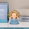 Zen Little Monk Ornaments: Cute Novice Tea Table Decor for Desk or Office