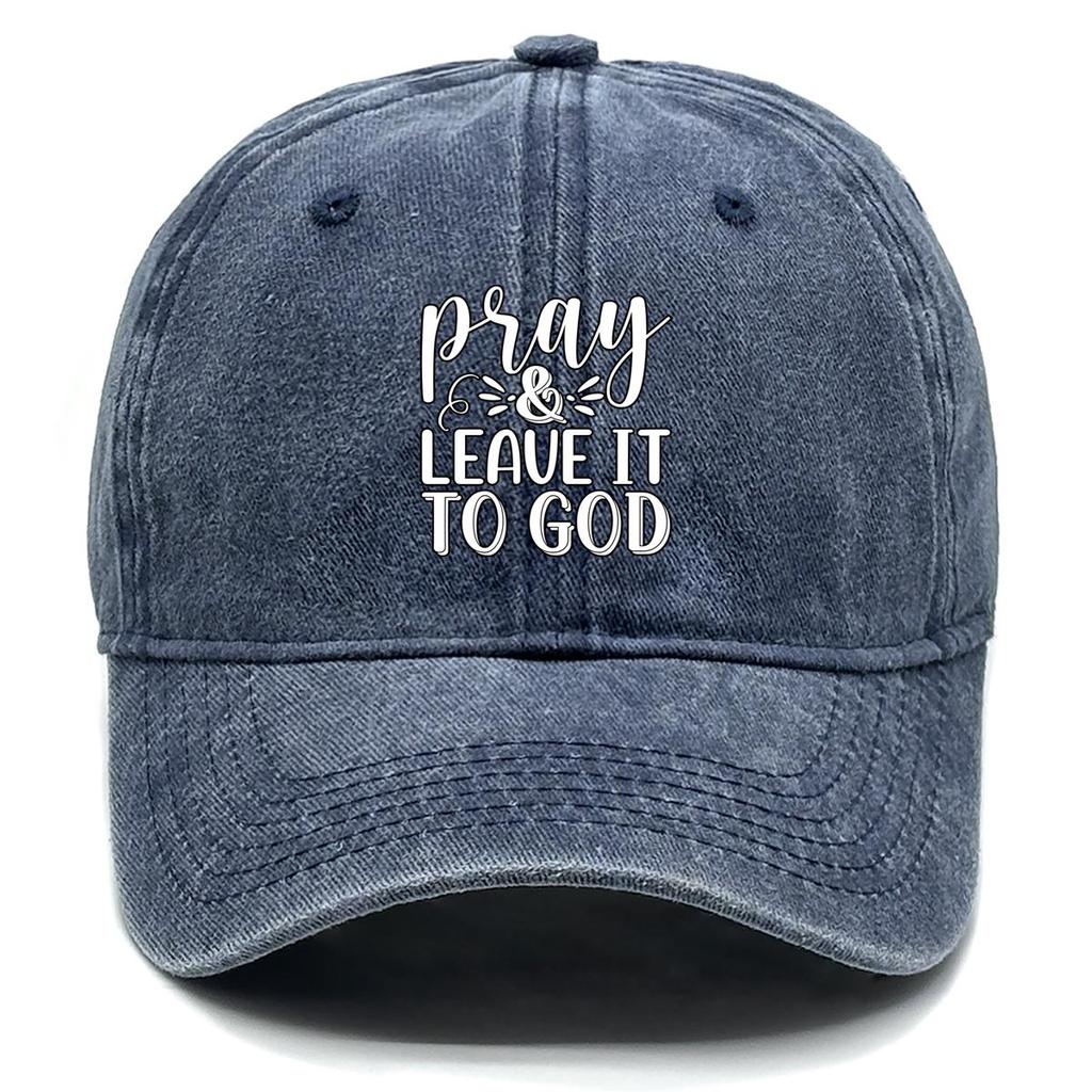 PRAY" Print Adjustable Baseball Cap, Mesh Hat Adjustable Strap Breathable Raw Brim Sporting Snapback Baseball Hat
