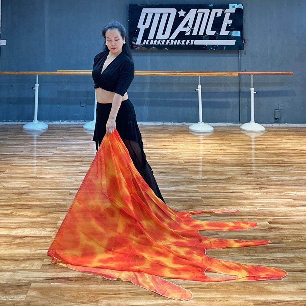 Scalable Rods Semi-circular Flags with Telescopic Sticks Colorful Scarves Flag  Dance Party