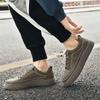 Fashion High Quality Handmade Sole Men's Oxford Shoes Thick Sole Men's Leather Casual Shoes Classic Khaki Outdoor Camping Hiking Shoes