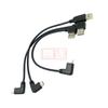 USB 2.0 Typ A 90 Grad Links & Rechts Winkel Männlich zu USB3.1 typ-C Männlichen Links & Rechts Winkel USB Daten Sync & Ladekabel
